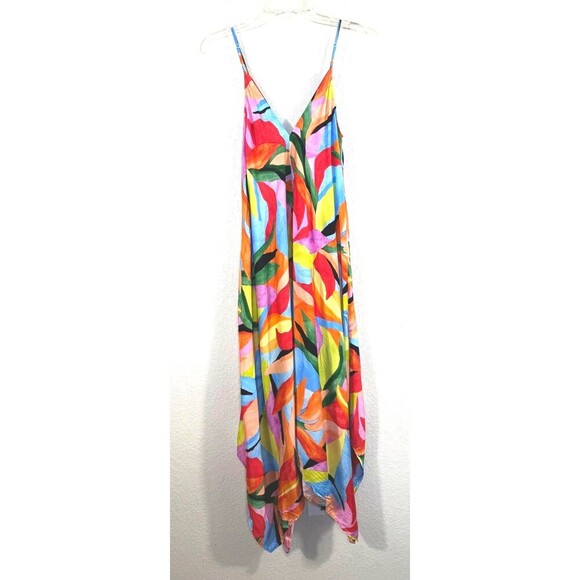 Anthropologie Seafolly Dresses & Skirts - Seafolly Tropfest Scarf Dress Aquamarine Anthropologie Cover-Up Maxi Dress S